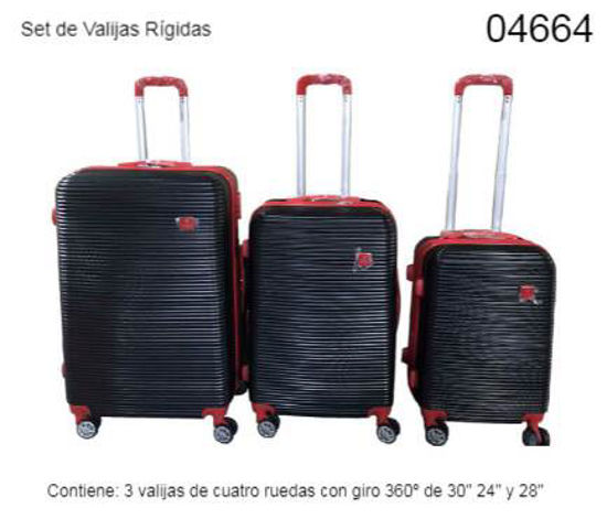 Inter Presentes. VALIJAS EN SET X3 RIGIDAS (20\