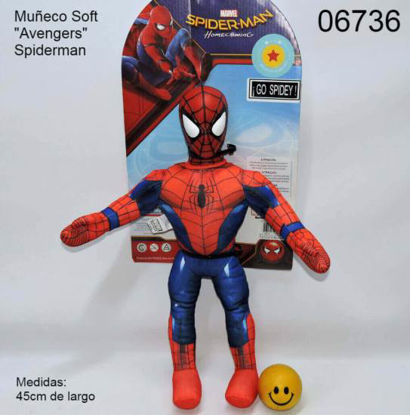 Spiderman Hombre Araña Muñeco Soft Marvel 60 Cm Newtoys